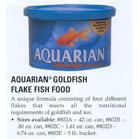 Aquarian Goldfish Flake - 5 lb. by MARS FISHCARE NORTH AMERICA