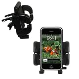 DURAGADGET 3 In 1 Car Mount / Holder / Cradle For Apple iPod touch/iPhone Phone - Vent Mount, Windscreen Suction Mount, Dash Disc & Car Charger - Life Time Warranty