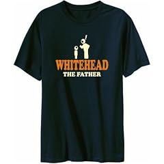 Whitehead The Father Nachnamen Herren T-Shirt (Marineblau, Gr��en X-Small - XXX-Large)