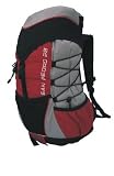 High Peak Rucksack "SAN PEDRO 28", Farbe rotgrau - 