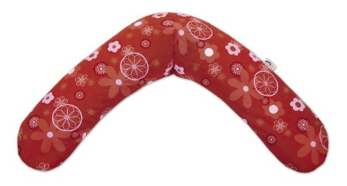 Theraline Stillkissen Original 190 cm inkl. Bezug Retro rot