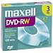 Maxell 4.7GB 2x DVD-RW (3 -Pack)