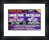 DOWNLOAD FESTIVAL 2004 - Linkin Park, Metallica - Framed Original Advert