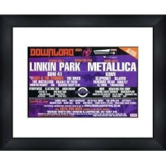 DOWNLOAD FESTIVAL 2004 - Linkin Park, Metallica - Framed Original Advert