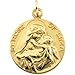 Cleversilver's Sterling Silver St. Rose Medal title=