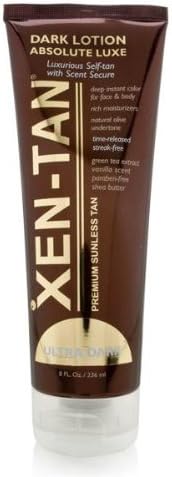 Xen-Tan Premium Sunless Tan Dark Lotion Absolute Luxe Self Tanning Products