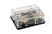 Monster 200 AGU PowerFuse Fused Power Distribution Block - Three 4 Gauge Inputs/Four 8 Gauge Outputs (MPC P200 PFD 34A)