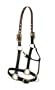 Weaver Breakaway Adjustable Nylon Halter Horse Black (35-6025)