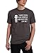 T-Line Men's The Office TV Series - Be Afraid Graphic T-Shirt, Charcoal, Medium