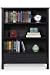 Open Mission Bookcase 3-shelf Black