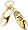 Dutch Shoes Charm, Gold Plated Silver