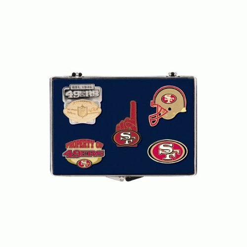 NFL Pin-Set / 5 Pins San Francisco 49ers
