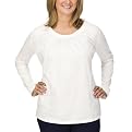 Merona&reg; Plus Pleated Neck Knit Top - White