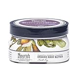 Nourish Organic Body Butter, Fresh Fig, 3.6 Ounce