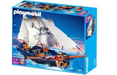 Childrens Toyshop  Toys : Playmobil - Pirate Corsair 5810