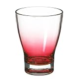 Short Acrylic Tumblers Set of 4 - Red