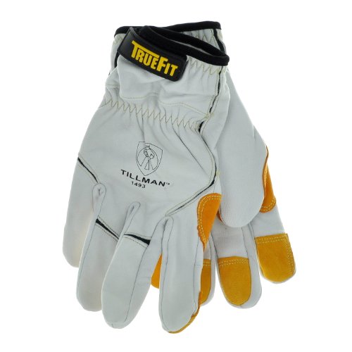 Tillman 1493 Super Premium True Fit Top Grain Goatskin Kevlar Gloves,