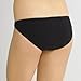 Women's Bikini Brief (2 Pack) (6, Black)