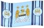 Manchester City FC Authentic EPL Crest Flag NS