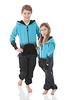 ZIPUPS kids Mono-Pijama Kids (Antracita / Azul Claro)