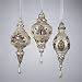 Club Pack of 12 Victorian Plum Platinum Opulence Christmas Ornaments - 5.5"