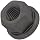 Low Carbon Steel Flange Nut, Metric Coarse 6H Threads, M12 Thread Size, 7/16" Width Across Flats