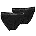 Calvin Klein Men's Body 2 Pack Hip Brief, Black, Medium