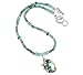 Blue Apatite, Amazonite and Fluorite "Water" Necklace - 16 1/2" with Starfish Charm