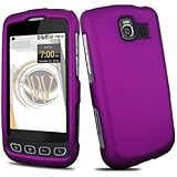 Grape Purple Rubberized Protector Case for LG Optimus S LS670
