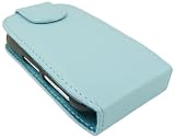 GreyMobiles Blue CLIP AND FLIP CASE For Samsung S3650 WITH SCREEN PROTECTOR