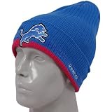 Reebok Detroit Lions Breast Cancer Awareness Sideline Cuffed Knit Hat Beanie