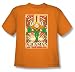 Search : Aquaman Youth S/S T-shirt in Orange by DC Comics
