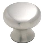 Amerock BP19008-SS 1-1/4 inch Diameter Knob, Stainless Steel