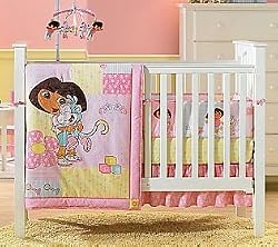 Dora the Explorer 4 Piece Crib Bedding Set