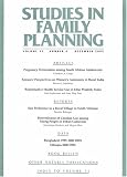 Studies in Family Planning