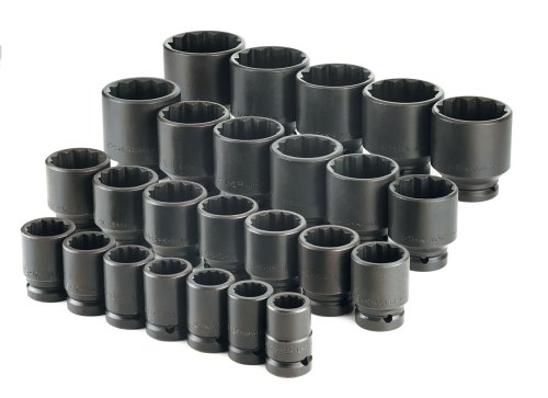SK 35421 25 Piece 3/4 Drive 12 Point Standard Fractional Thin Wall Impact Socket Set SK 35421 25 Piece 3/4 Drive 12 Point Standard Fractional Thin Wall Impact Socket Set