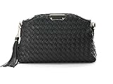 Nadoo Womens PU Leather Crocodile Handbag Shoulder Messenger Bags Ladies Designer Purses