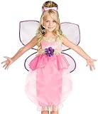 New Kids Girls Costume Barbie Thumbelina Fairy Outfit S Girls Small (Size 4-6X)