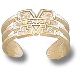 University of Michigan M Michigan Toe Ring Pendant (14kt)