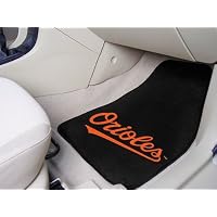Major League Baseball Baltimore Orioles 2-piece Carpeted Car Mats 18