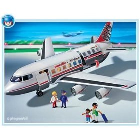 Childrens Toyshop  Toys : Playmobil Jet Airplane