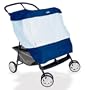 BabyShade� Double Stroller Cover Protects Infants in Canopied Twin Strollers from Sun, Rain, Wind and Flying Insects