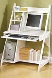 Torrence Computer Desk Medium White