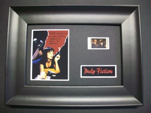 PULP FICTION Framed Film Cell Display Collectible Movie Memorabilia poster dvd
