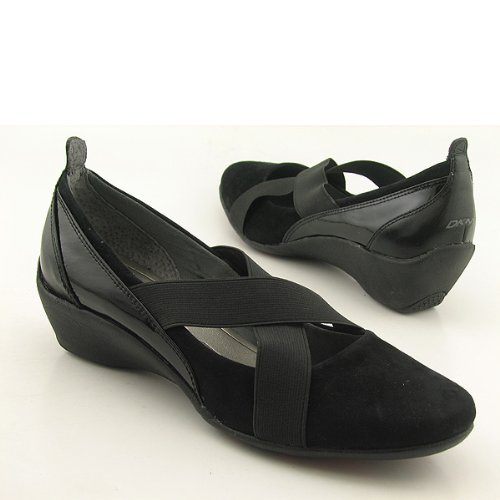 DKNY Women's Alyssa Mary Jane,Black,6 M US