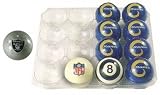 Oakland Raiders Deluxe Billiard Ball Set