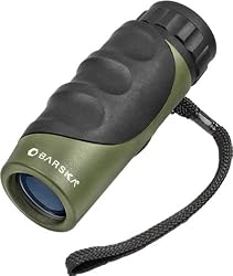 BARSKA 10x25 WP Atlantic Monocular (BK7, Blue Lens)
