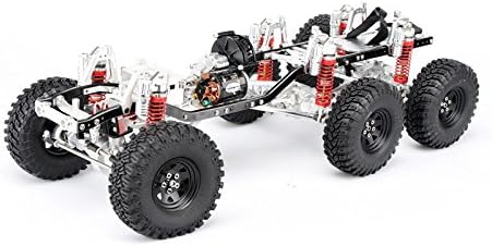 MHPC All CNC Aluminum 6x6 1/10 Scale Crawler Car W/Motor Servo FH30009