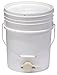 Little Giant® Plastic Honey Bucket with Gate | Beekeeping Supplies | Honey Extractor Equipment | Assembled in USA | 5 Gallon