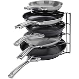Rubbermaid Pan Organizer Rack, Black